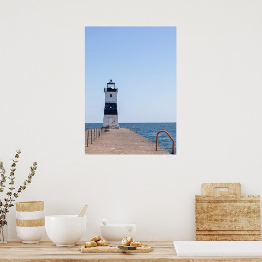 Presque Isle North Pierhead Lighthouse Poster (Küche)
