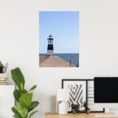 Presque Isle North Pierhead Lighthouse Poster (Heimbüro)