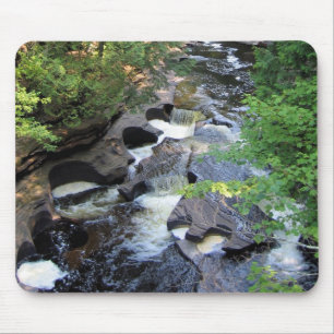 Presque Isle River Michigan Mousepad