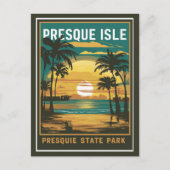 Presque Isle Staat Park Postkarte (Vorderseite)