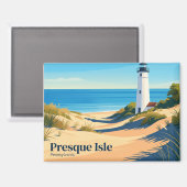 Presque Isle State Park USA Magnet (Vorderseite/Rückseite)