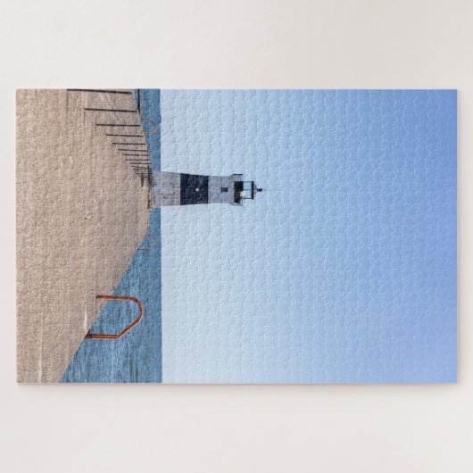 Presque North Pierhead Lighthouse Puzzle (Horizontal)