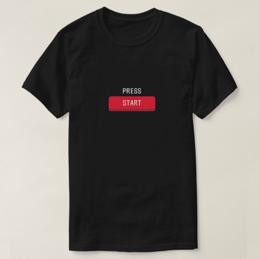 Press Start - Classic Gamer's Edition T - Shirt (Design vorne)