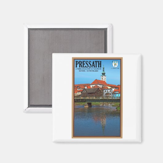 Pressath - Winter Magnet (Vorderseite/Rückseite)