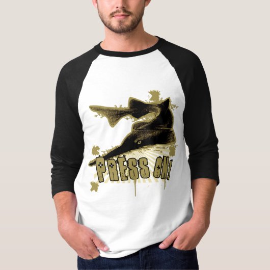 Presse auf T-Shirt (Vorderseite)