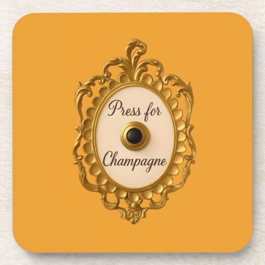 Presse für Champagne Bar Cart Untersetzer (Vorderseite)