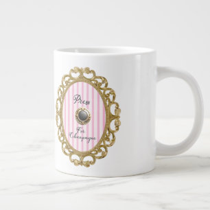 Presse Für Champagne Roségold Barock Luxus Rahmen Jumbo-Tasse