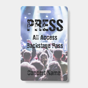 Presse-Konzert-Festival-Band-Event-Backstage-Pass Ausweis