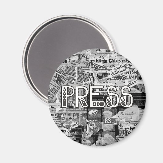 Presse Magnet (Vorderseite/Rückseite)