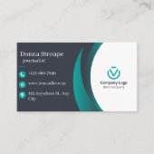 Pressebericht und Visitenkarte für Zeitungen (Vorderseite)