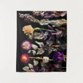 Pressed Blume 01 Wandteppich (Vorderseite)