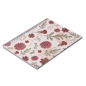 Pressed-Blume-Notebook Notizblock (Linke Seite)