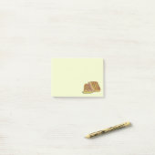 Pressed Cuban Sandwich Ham Cheese Salami PIckle Post-it Klebezettel (Auf Schreibtisch)