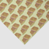 Pressed Cuban Sandwich Ham Cheese Salami PIckle Seidenpapier (Detail)