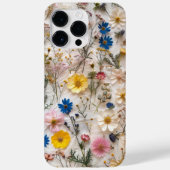 Pressed Daisy Blume Real Floral Botanical Case-Mate iPhone Hülle (Rückseite)