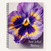 Pressed Flower Memory | Sentimental Botanical Keep Notizblock (Vorderseite)