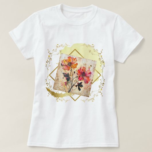 Pressed Flowers T-Shirt (Design vorne)