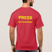 PRESSEFOTOGRAFIE T-Shirt (Rückseite)