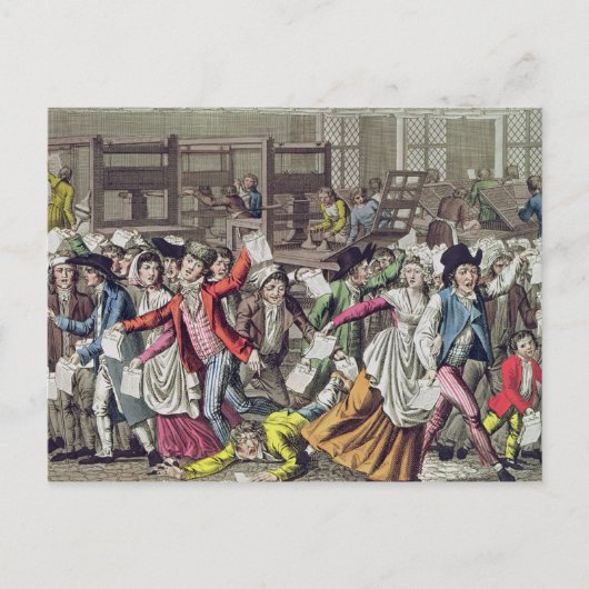 Pressefreiheit, 1797 postkarte (Vorderseite)