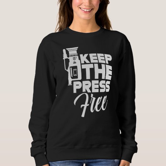 Pressefreiheit behalten sweatshirt (Vorderseite)
