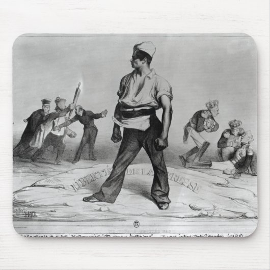 Pressefreiheit Mousepad (Vorne)