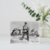 Pressefreiheit Postkarte (Stehend Vorderseite)