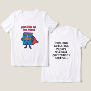 Pressefreiheit: Wahrheit ist Power Tri-Blend Shirt