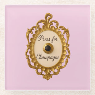 Pressemappe für Champagne Bar Cart Veuve Untersetz Glasuntersetzer
