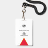 PRESSEMITTEILUNG DER UNTERNEHMEN AUSWEIS (Rückseite mit Lanyard)