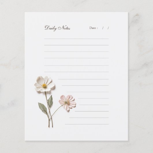 Pressen von Blume Papier für das Papier der Schrei (Vorderseite)