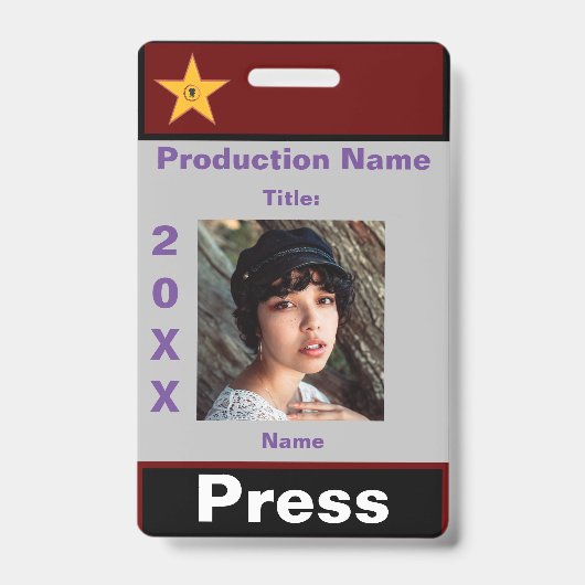 Pressepass-1 Ausweis (Vorderseite)