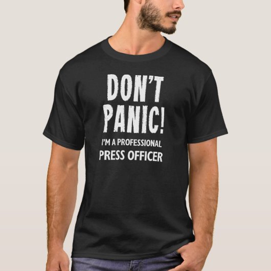 Pressereferent T-Shirt (Vorderseite)