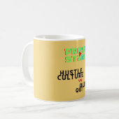 PRESSESTART, HUSTLE KULTUR VS QUIET QUITITING KAFFEETASSE (Vorderseite Links)