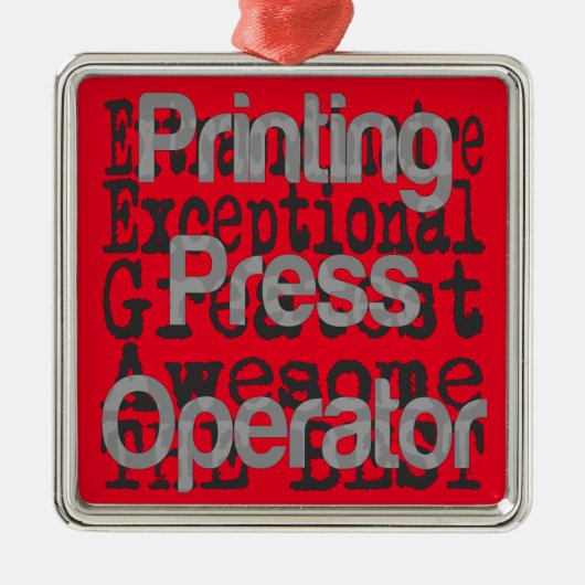 Presseveranstalter Silbernes Ornament (Vorne)