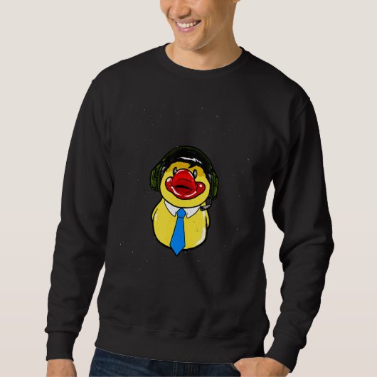 Pressgummi-Duck Sweatshirt (Vorderseite)