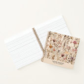 Pressierte Blume CottargetCore-Wildblumen Botanisc Notizblock (Innenseite)