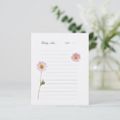 Pressierte Blume Papier für das Tagesgeschäft (Stehend Vorderseite)