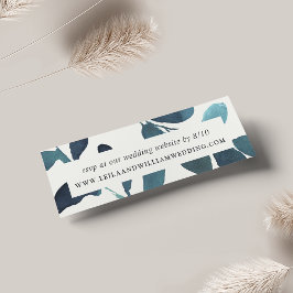 Pressierte botanische Hochzeitsseiten-Website RSVP