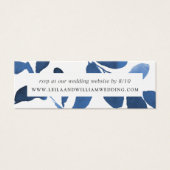 Pressierte botanische Hochzeitsseiten-Website RSVP (Vorderseite)