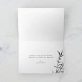 Pressierte Wildblumen H Faltschachtel der Mutterta Karte (Innenseite)