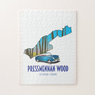Pressmennan Wood Scotland Puzzle