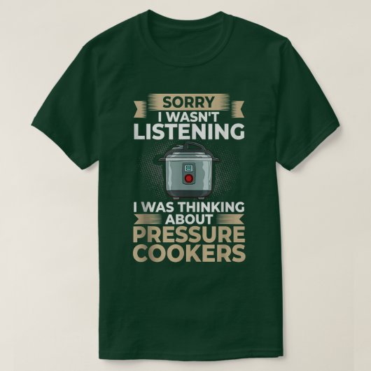 Pressure Cooker Recipes Pot Cooking Electric Canni T-Shirt (Design vorne)