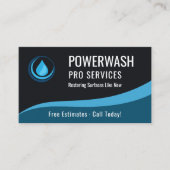 Pressure Washer QR Code Professional Visitenkarte (Vorderseite)