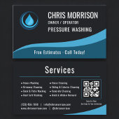 Pressure Washer Service QR Code Visitenkarte