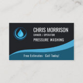 Pressure Washer Service QR Code Visitenkarte (Vorderseite)