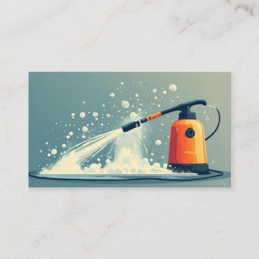 PRESSURE WASHER with qr code Treuekarte (Vorderseite)