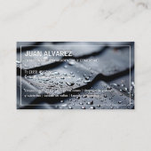 Pressure Washing Bilingual Spanish Business Card Visitenkarte (Rückseite)