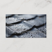 Pressure Washing Bilingual Spanish Business Card Visitenkarte (Vorderseite)