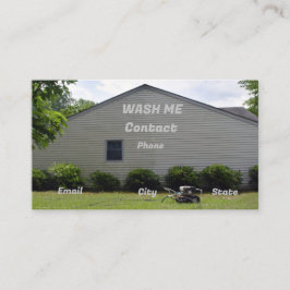 Pressure Washing Service Business Card Visitenkarte