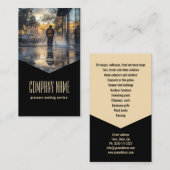 Pressure Washservice House Exterior Cleaner Visitenkarte (Vorne/Hinten)